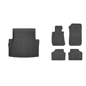   Covorașe de cauciuc premium și tavă de portbagaj BMW 3 serie E90 sedan cu 4 uși 2005-2012 (frogum_DZ406728_ET0661_1)