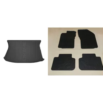   Covorașe de cauciuc premium și tavă de portbagaj Alfa Romeo 147 Hatchback cu 3 uși 2001-2005 (frogum_DZ406780_ET546238_1)