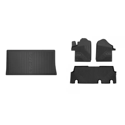 Covorașe de cauciuc premium și tavă de portbagaj Mercedes Vito III VAN 2014- (frogum_DZ406810_77408609_1)