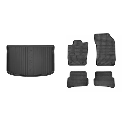 Covorașe de cauciuc premium și tavă de portbagaj Audi A1 cu 5 uși 2010-2014 (frogum_DZ549000_ET0734_1)