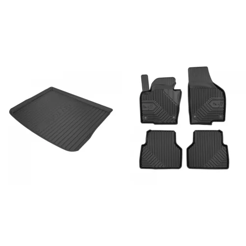 Covorașe de cauciuc premium și tavă de portbagaj Volkswagen Tiguan I. cu 5 uși 2007-2011 (frogum_DZ549154_77407619_2)