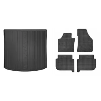   premium Covorase auto și covorașe pentru portbagaj VOLKSWAGEN Touran I. 5 uși 2003-2010 (frogum_DZ802705_ET0395_1)