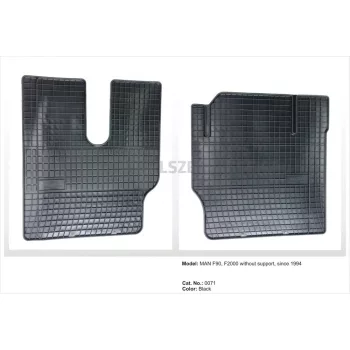   Zonă întărită pentru călcâi Covoare auto Man F90 F2000 fără tunel de motor lat 1994- (71)