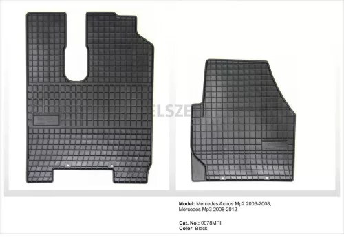 Zonă întărită pentru călcâi erősített kamion Covoare auto MERCEDES Actros Mp3 2008-2012