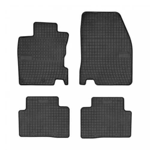 Covorașe de cauciuc cu colțuri ranforsate NISSAN Qashqai II 2013- (457)
