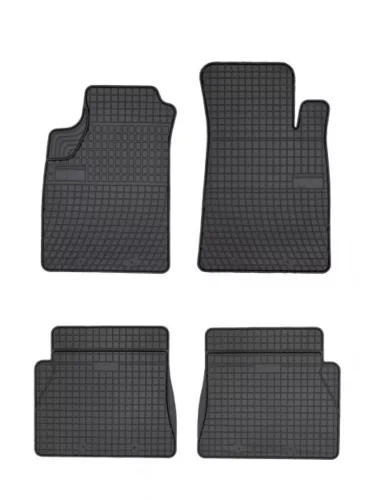Covorașe de cauciuc cu colțuri ranforsate RENAULT Kangoo I cu 5 locuri 1998-2008 (649)