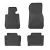Covorașe de cauciuc cu colțuri ranforsate BMW F30/F31/F34/F35 seria 3 2011- (670)