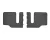 Zonă întărită pentru călcâi Covoare auto Mazda 5 3-sor 2005-2010/Mazda Premarcy II 3-sor 2005-2010 (8631)