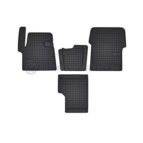 Covorașe de cauciuc cu colțuri ranforsate set Peugeot Traveller front 2017- (402485)