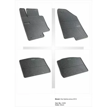   Zonă întărită pentru călcâi Covoare auto Kia Optima 2012- (426)