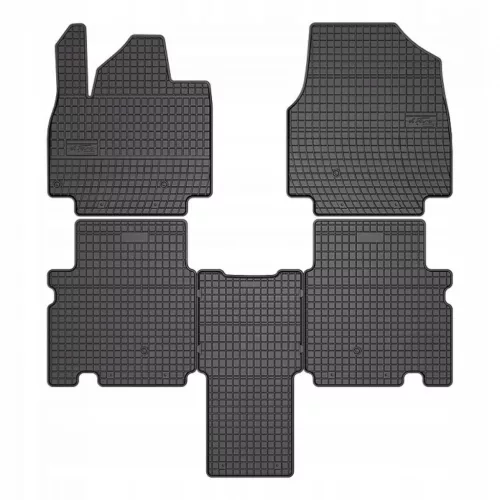 Zonă întărită pentru călcâi cu potrivire exactă Covoare auto Kia EV9 2023- suv, 1.+2. sor