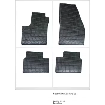   Zonă întărită pentru călcâi Covoare auto OPEL Meriva II B 2010- (546108)