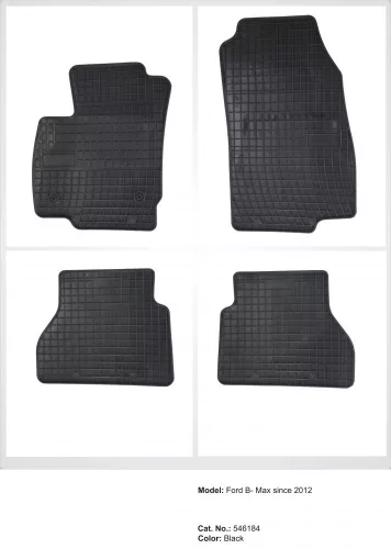 Zonă întărită pentru călcâi Covoare auto FORD B-Max 2012- (546184)