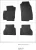 Zonă întărită pentru călcâi Covoare auto FORD B-Max 2012- (546184)