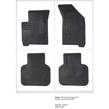   Zonă întărită pentru călcâi Covoare auto DODGE Journey 2008-/FIAT Freemont 2011- (546207)