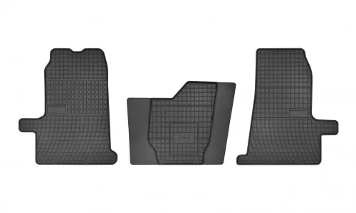 Covorașe de cauciuc cu colțuri ranforsate set Ford Transit VI 2000-2006 Ford Transit VII 2006- (D0072)