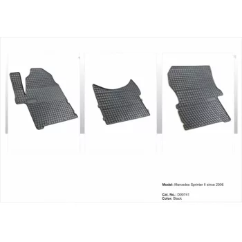   Zonă întărită pentru călcâi Covoare auto garnitúra MERCEDES Sprinter II 2006- Volkswagen Crafter 2006- (D00741)