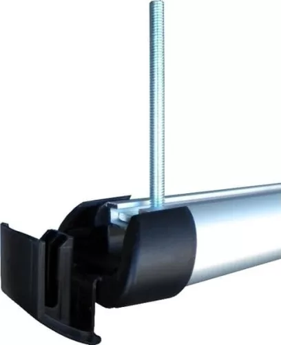 Hakr schiuri suport T adaptor din aluminiu pentru bară 80 mm lung (491)