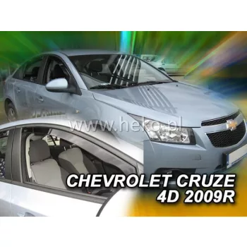   Heko 2 bucăți Deflector de vânt Chevrolet Cruze 4 uși sedan 2008-2011, Chevrolet Cruze 4/5 uși 2011- (