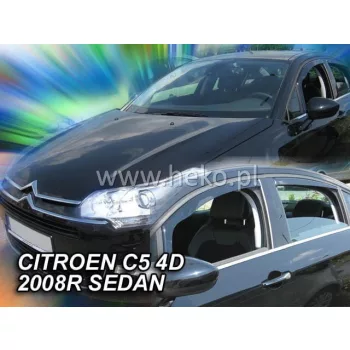   Heko 2 bucăți Deflector de vânt CITROEN C4 4 uși sedan 2008-, CITROEN C5 4 uși/5 uși înclinat há