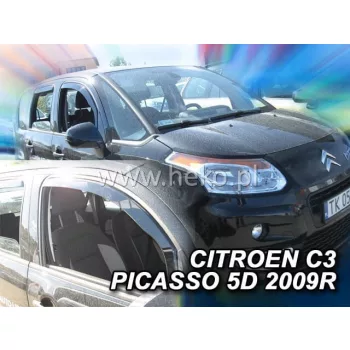   Heko 2 Pe bucăți deflector Citroen C3 Picasso 5 ușă 2009- (12246)