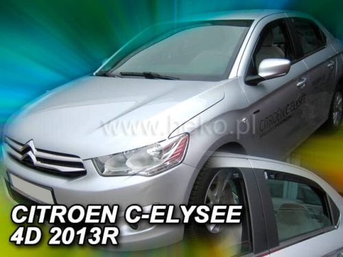 Heko 4 Pe bucăți deflector Citroen C-Elysee 4 ușă 2013- (12257)
