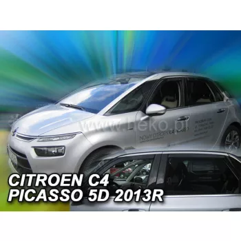   Heko 4 Pe bucăți deflector Citroen C4 Picasso 5 ușă 2013-
