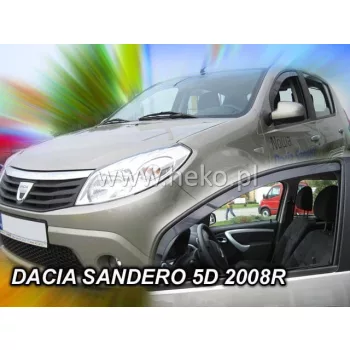   Heko 2 bucăți Deflector de vânt Dacia Sandero Stepway SUV 5 uși combi 2009-2013, Dacia Sandero SUV 5 uși