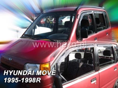 Heko 4 Pe bucăți deflector Daihatsu Move 5 ușă combi 1997-2002 (13213)