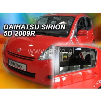   Heko 4 Pe bucăți deflector Daihatsu Sirion 5 ușă hatchback 2006- (13217)