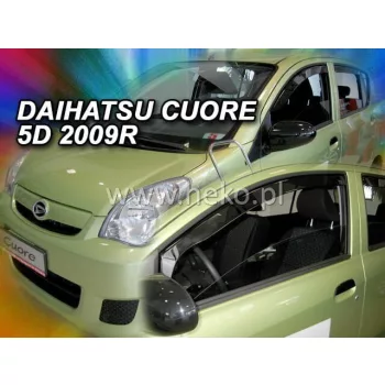   Heko 2 Pe bucăți deflector Daihatsu Cuore 5 ușă hatchback 2007- (13218)