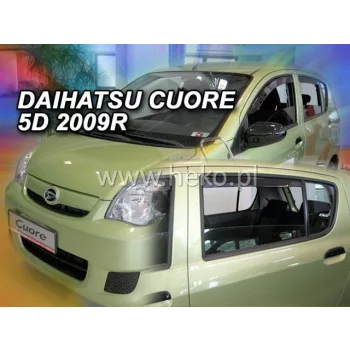   Heko 4 Pe bucăți deflector Daihatsu Cuore 5 ușă hatchback 2007- (13219)