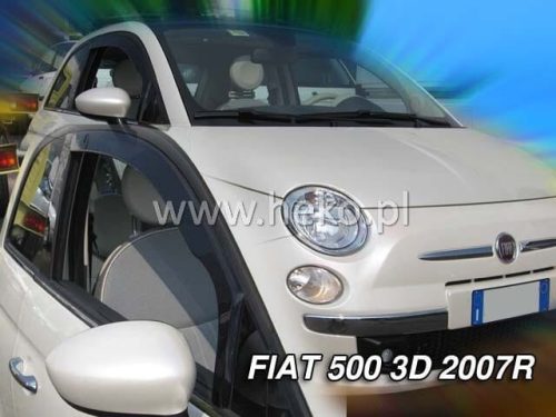 Heko 2 Pe bucăți deflector Fiat 500 3 ușă 2007- (15156)
