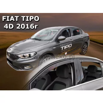   Heko 4 Pe bucăți deflector Fiat Tipo 4 ușă sedan, 5 ușă hatchback 2016- (15177)
