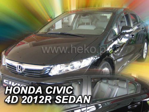 Heko 4 Pe bucăți deflector Honda Civic 4 ușă sedan 2012-