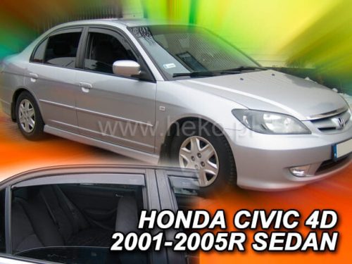 Heko 4 Pe bucăți deflector Honda Civic 4 ușă sedan 2001-2005