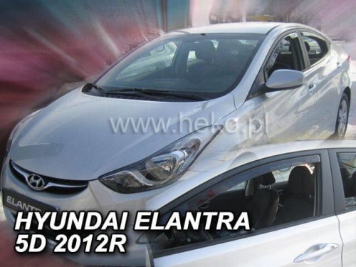 Heko 2 Pe bucăți deflector Hyundai Elantra 4 ușă sedan 2010- (17269)