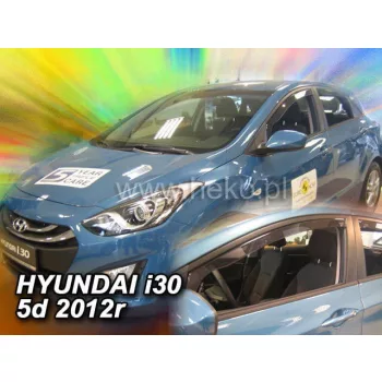   Heko 2 Pe bucăți deflector Hyundai i30 5 ușă hatchback 2012-