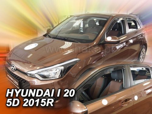 Heko 4 Pe bucăți deflector Hyundai i20/Active/Classic/Comfort/prémium 5 ușă 2015- (17283)