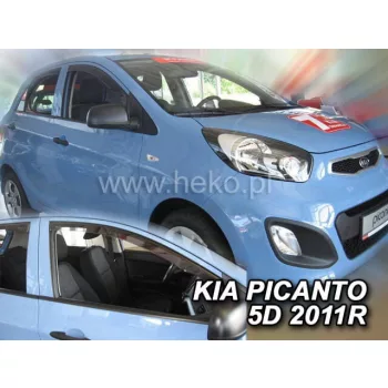   Heko 2 Pe bucăți deflector KIA Picanto 5 ușă 2011- (20150)