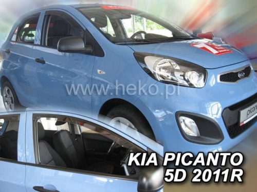 Heko 2 Pe bucăți deflector KIA Picanto 5 ușă 2011- (20150)