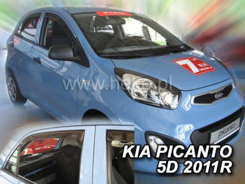 Heko 4 Pe bucăți deflector KIA Picanto 5 ușă 2011- (20151)