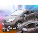 Heko 2 Pe bucăți deflector KIA Rio 4 ușă sedan 2011- , KIA Rio 5 ușă hatchback 2011- (20152)