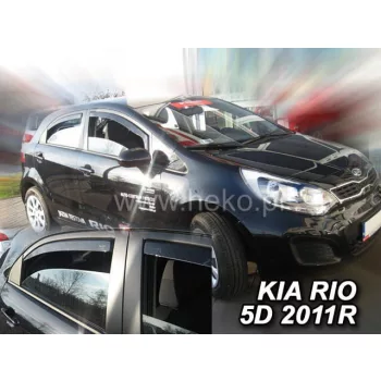   Heko 4 Pe bucăți deflector KIA Rio 5 ușă hatchback 2011- (20153)