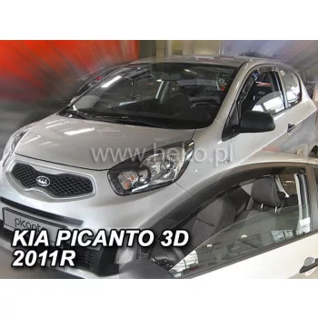   Heko 2 Pe bucăți deflector KIA Picanto 3 ușă hatchback 2011- (20154)