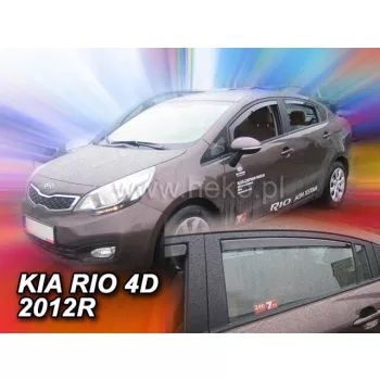   Heko 4 Pe bucăți deflector KIA Rio 4 ușă sedan 2011- (20157)