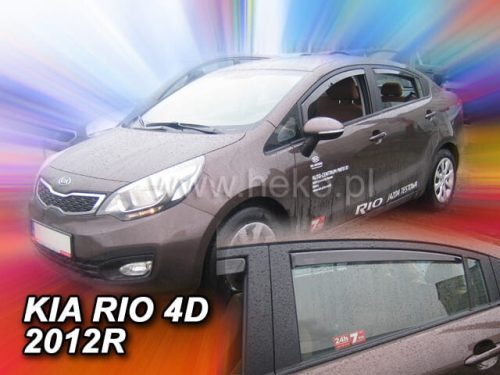 Heko 4 Pe bucăți deflector KIA Rio 4 ușă sedan 2011- (20157)