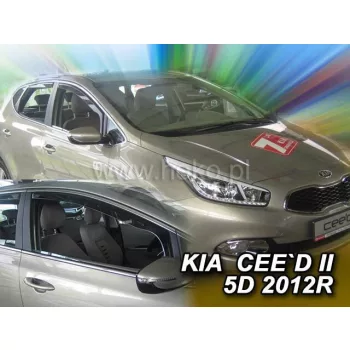   Heko 2 bucăți Deflector de vânt Kia Cee d 5 uși cu spate înclinat 2012-, Kia Cee d 5 uși combi 2012- (20158