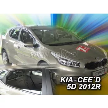   Heko 4 Pe bucăți deflector KIA Cee d 5 ușă hatchback 2012- (20159)
