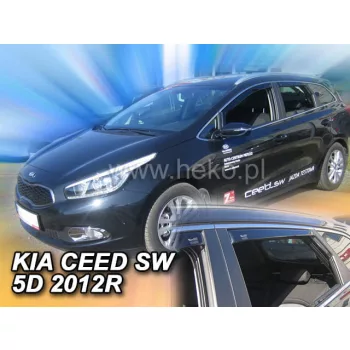   Heko 4 Pe bucăți deflector KIA Cee d 5 ușă combi 2012- (20160)